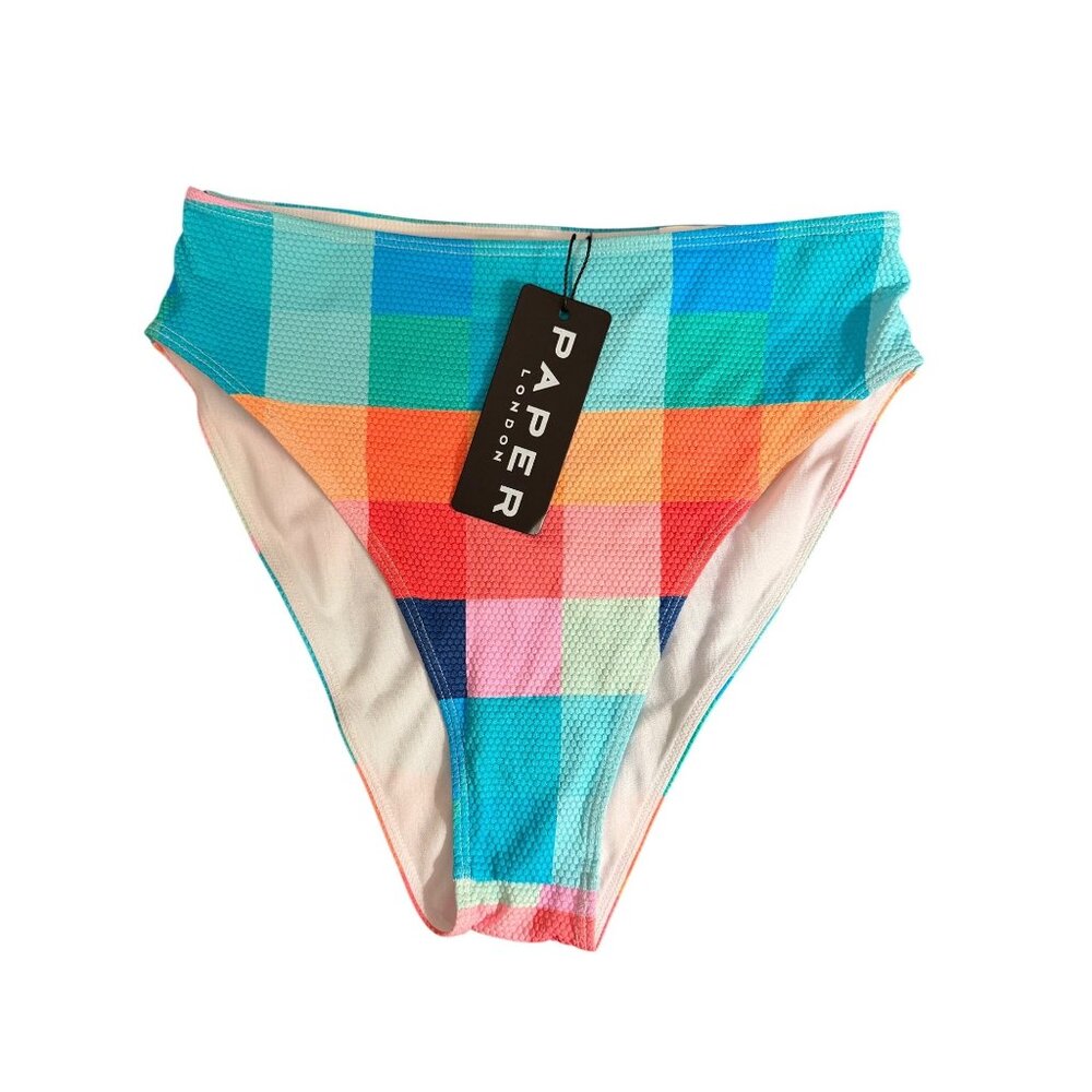 NWT Paper London‎ Stephanie Pants Tropical Check size Med